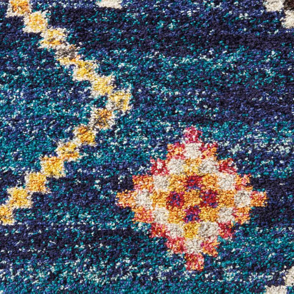 Mistana™ Baby & Kids Blue/Orange/Yellow Rug & Reviews Wayfair